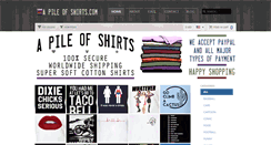 Desktop Screenshot of apileofshirts.com